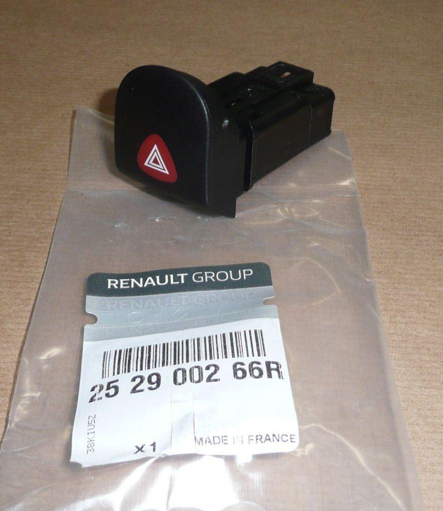 BOUTON DE FEUX DE DÉTRESSE RENAULT KANGOO 252900266R.