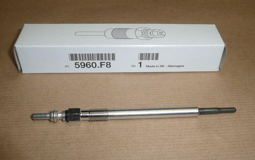 BOUGIE DE PRÉCHAUFFAGE CITROEN C6 2.7 HDI 5960.F8 5960F8.