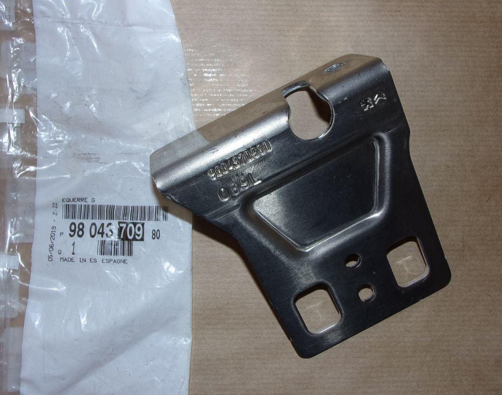 SUPPORT DE PARE-CHOCS CITROEN C4 CACTUS GAUCHE 9804370980.