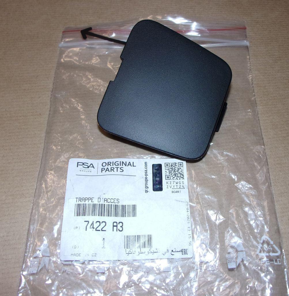 CACHE DU CROCHET DE REMORQUAGE CITROEN C1 7422.A3 7422A3.