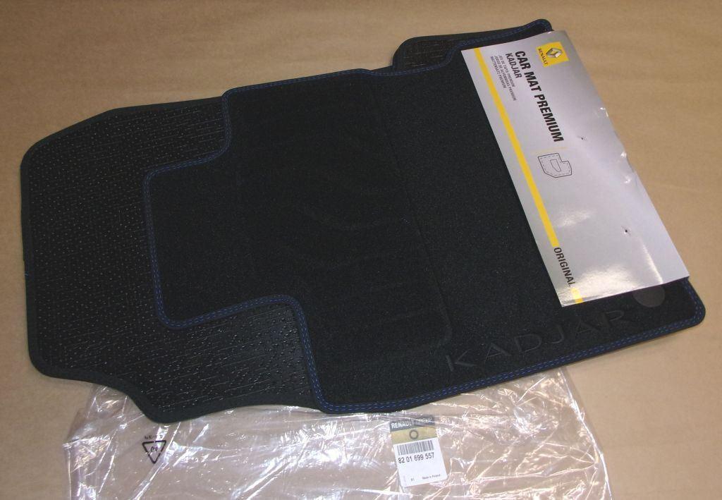 TAPIS EN VELOUR COMPLET.RENAULT KADJAR 8201699557.