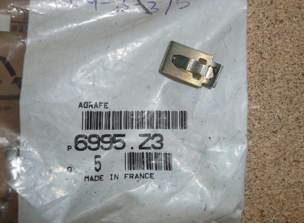 AGRAFFE CITROEN EVASION 6995.Z3 6995Z3.