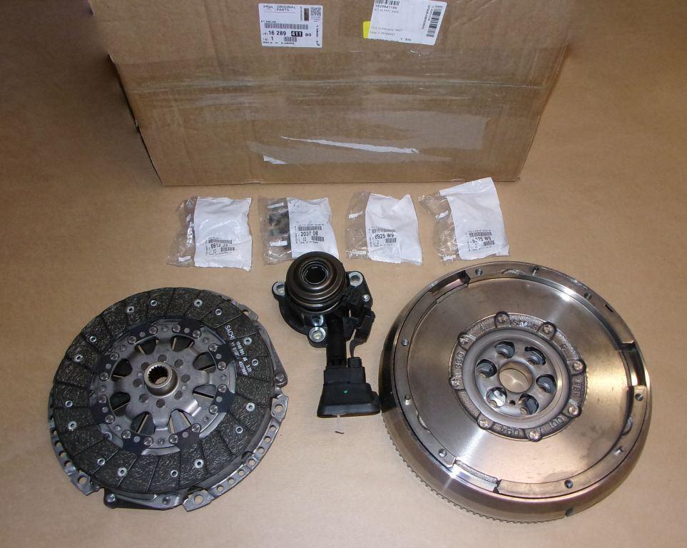 VOLANT MOTEUR BI-MASSE+EMBRAYAGE PEUGEOT PARTN 1628941180.