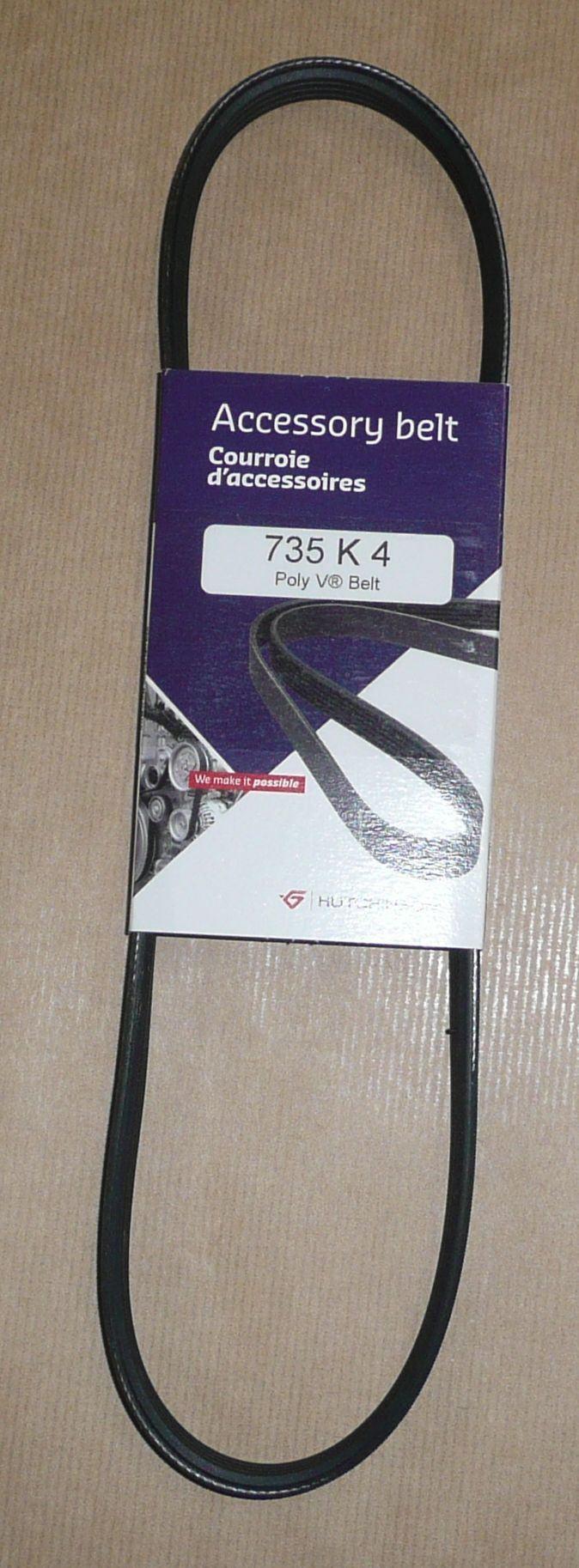 COURROIE TRAPÉZOIDALE.4PK735 1.2 7700870367.