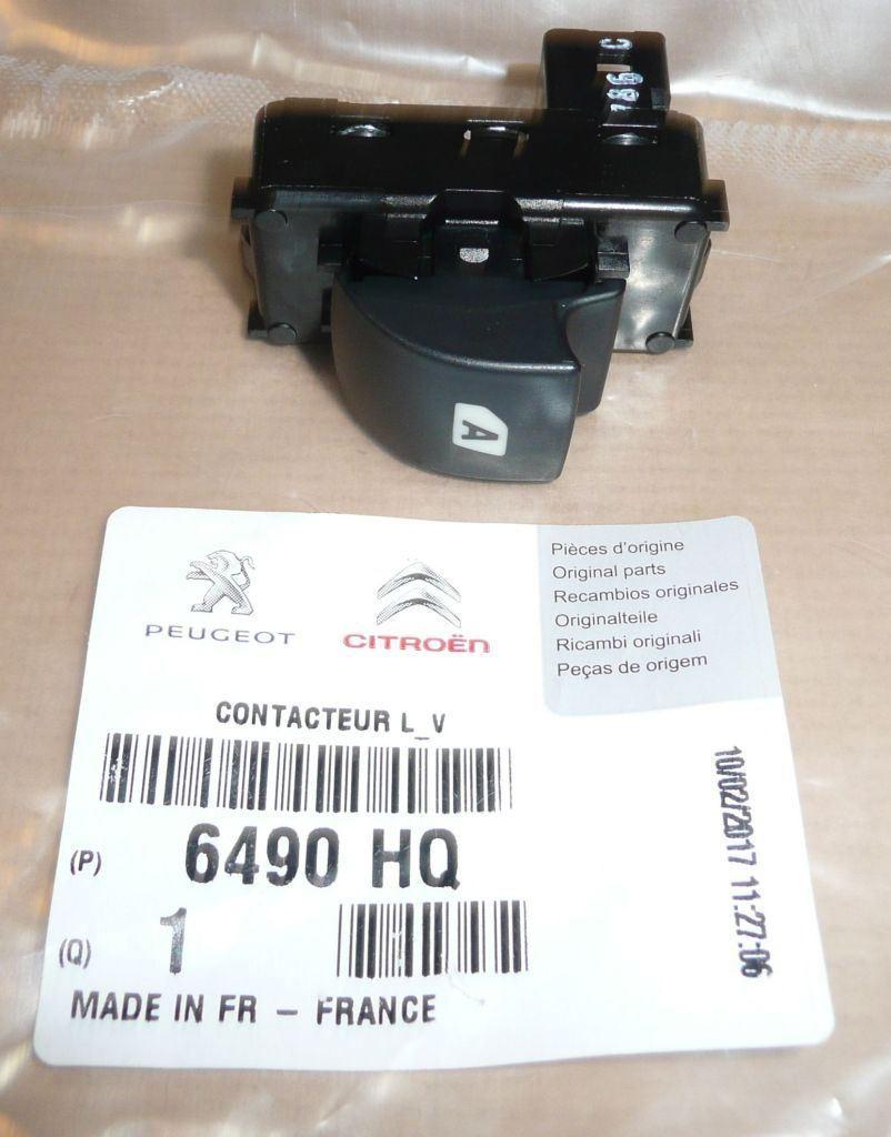 BOUTON LEVE.VITRE CITROEN BERLINGO III 6490.HQ 6490HQ.