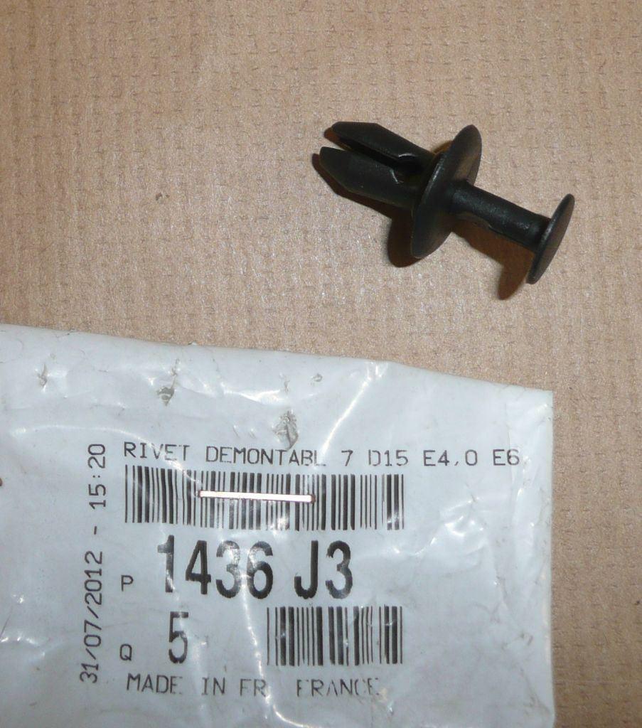 AGRAFFE ARRIVÉE AIR.CITROEN C5 III 1436.J3 1436J3.