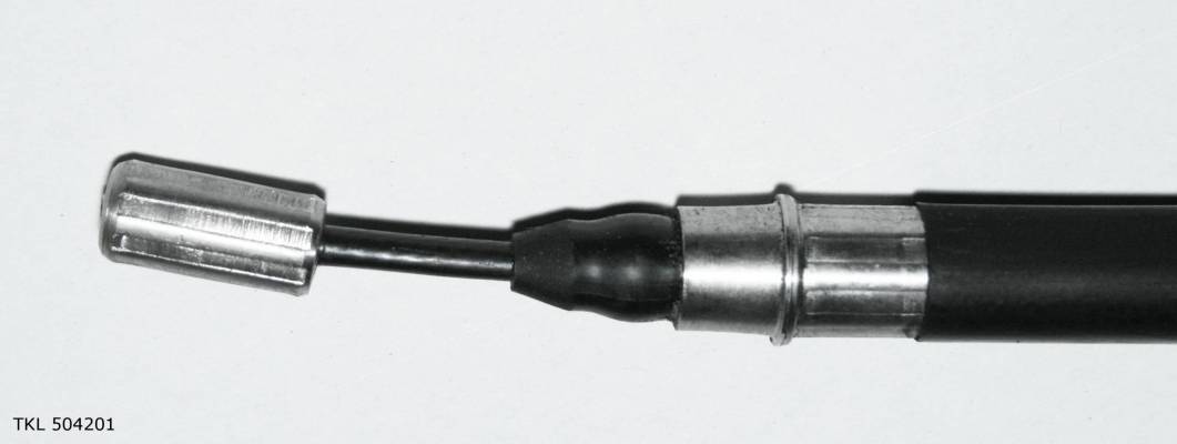 Câble droit de frein de stationnement électrique pour Renault Espace à partir de 2002, 1 480 mm — TKL 504201 — vue 3