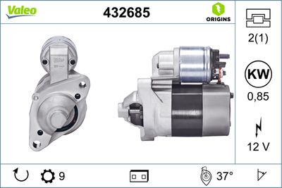 Démarreur — Valeo 432685