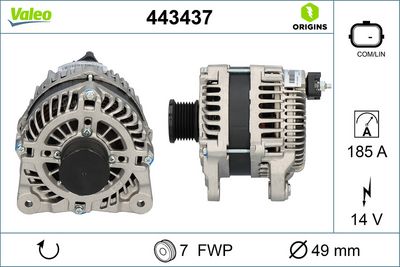 Alternateur — Valeo 443437
