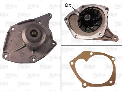 Pompe à eau, refroidissement du moteur — Valeo 506863