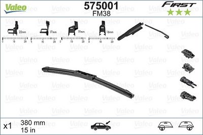 Balai d'essuie-glace — Valeo 575001