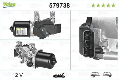 Moteur d'essuie-glace — Valeo 579738
