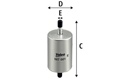 Filtre à carburant — Valeo 587001