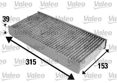 Filtre, air de l'habitacle — Valeo 698884