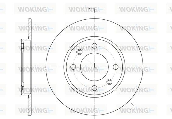 Illustration technique WOKING D6128.00