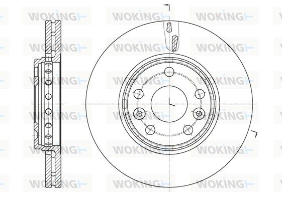 Illustration technique WOKING D61655.10
