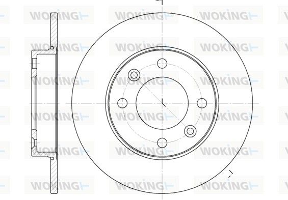 Illustration technique WOKING D6630.00