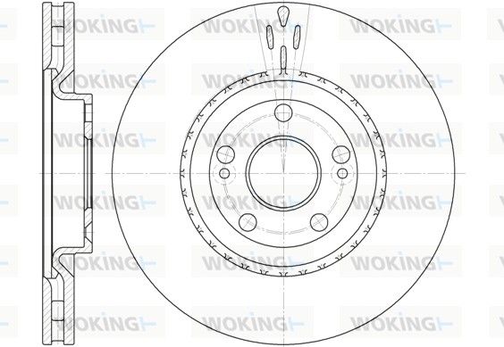 Illustration technique WOKING D6696.10