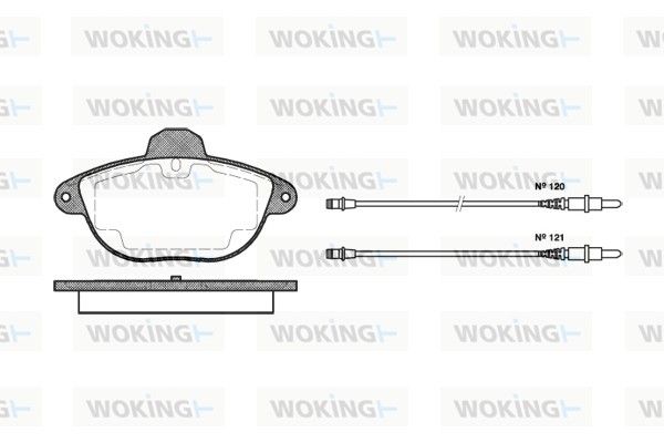Illustration technique WOKING P7083.04