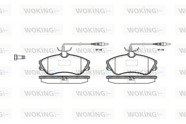 Illustration technique WOKING P7343.04