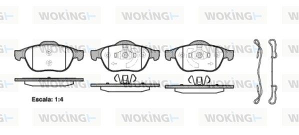Illustration technique WOKING P9433.20