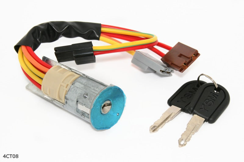 Antivol de direction avec contacteur et clés pour Citroën AX à partir de 1991, Saxo et ZX — 6 broches — YSM 4CT08 — vue 1