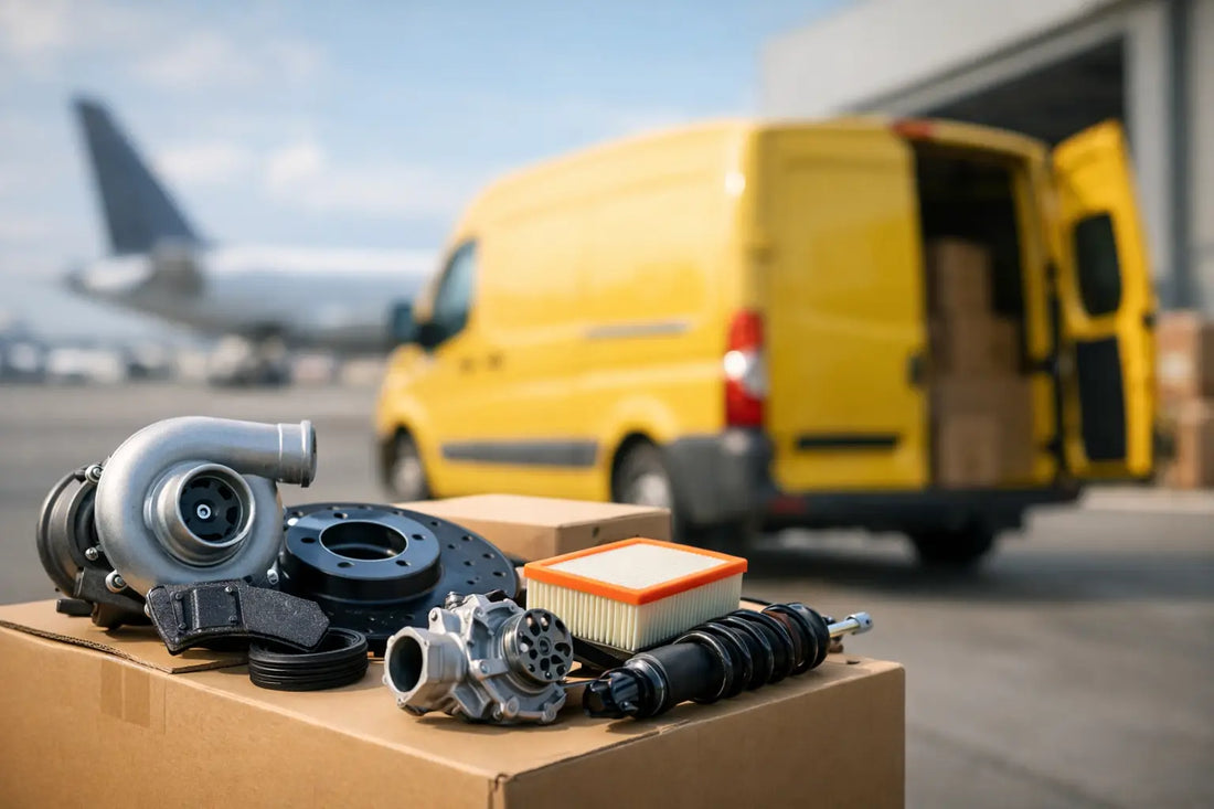 Délai de livraison des pièces auto avec DHL