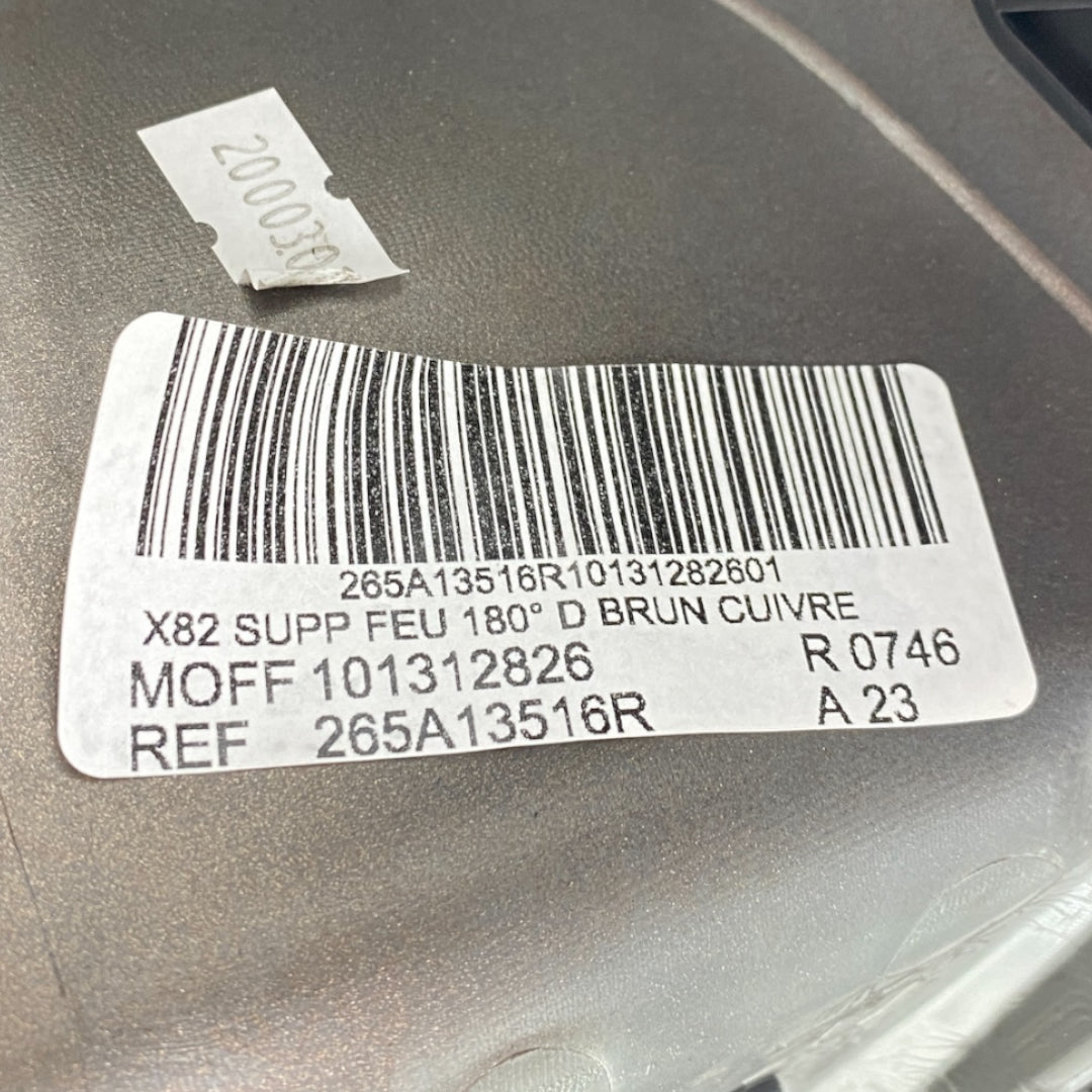 Pièce d'origine Feu arrière droit pour Renault Trafic III Opel Vivaro B Fiat Talento 265A13516R