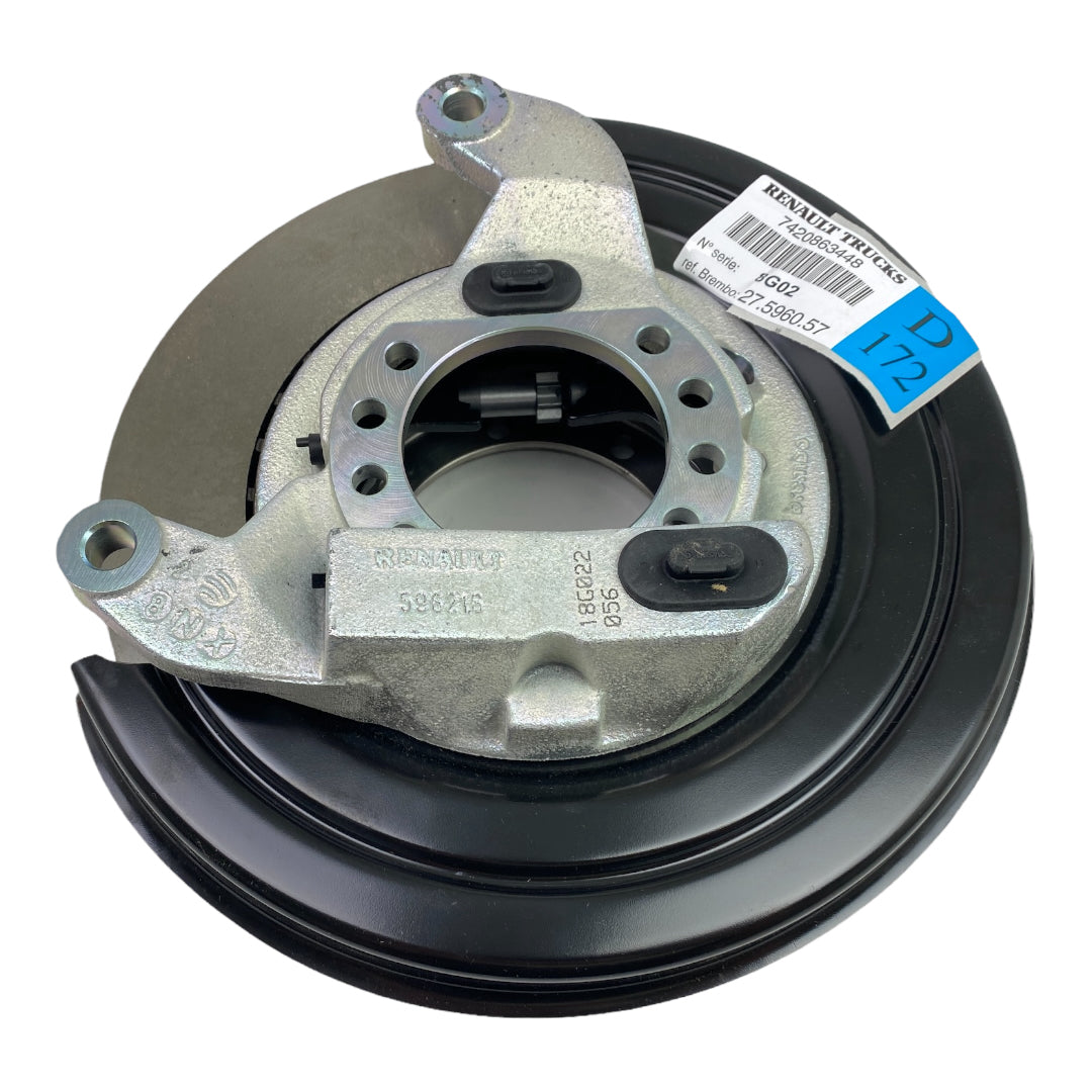 Pièce d'origine Flasque de frein arrière droit pour Renault Mascott 7420863448