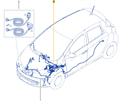 Pièce d'origine Faisceau moteur pour Renault Zoe Z.E. 403888905R