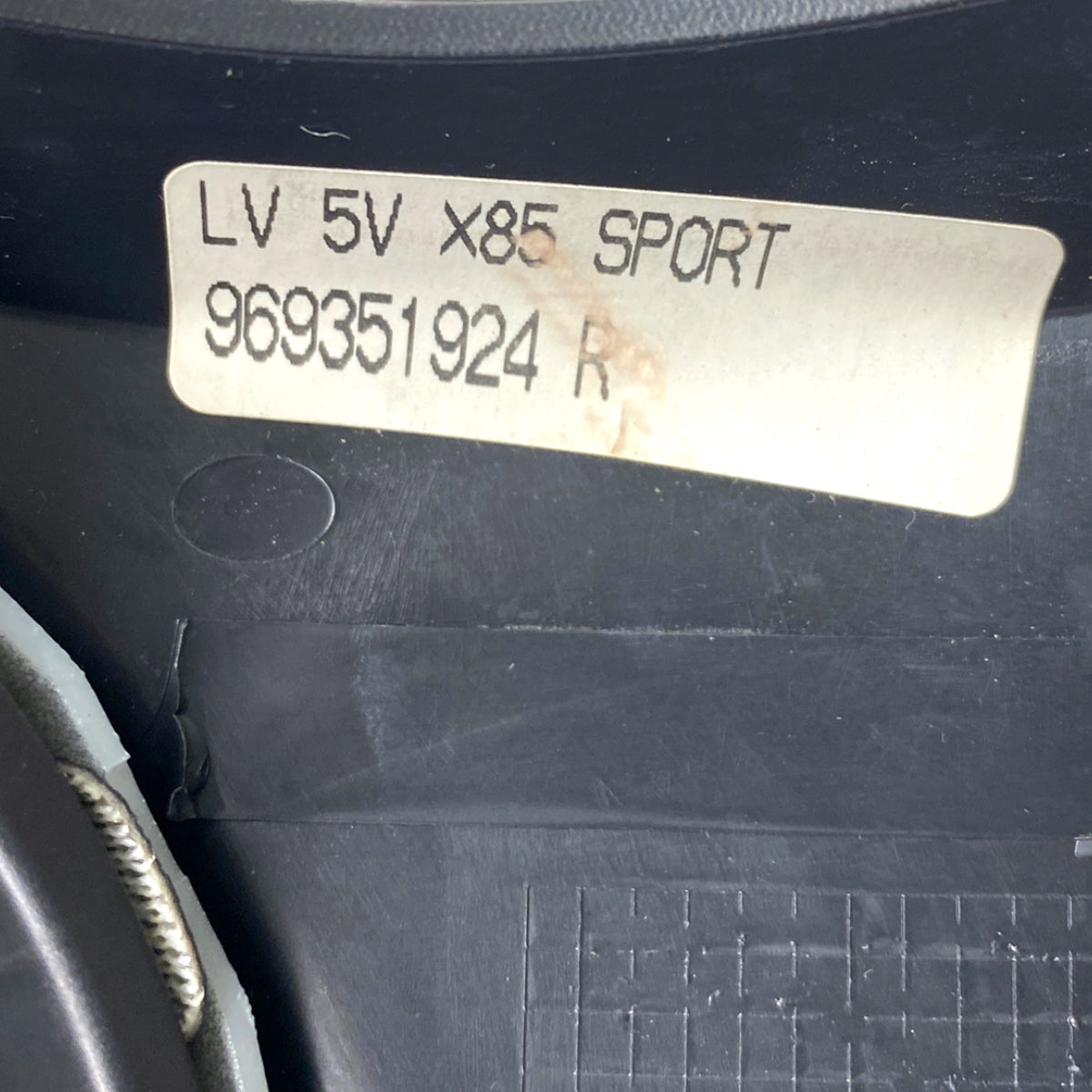 Pièce d'origine Pommeau de levier de vitesse avec soufflet pour Renault Clio III 969351924R
