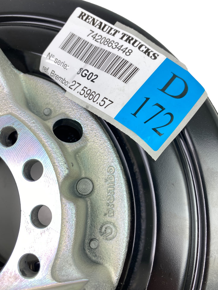 Pièce d'origine Flasque de frein arrière droit pour Renault Mascott 7420863448