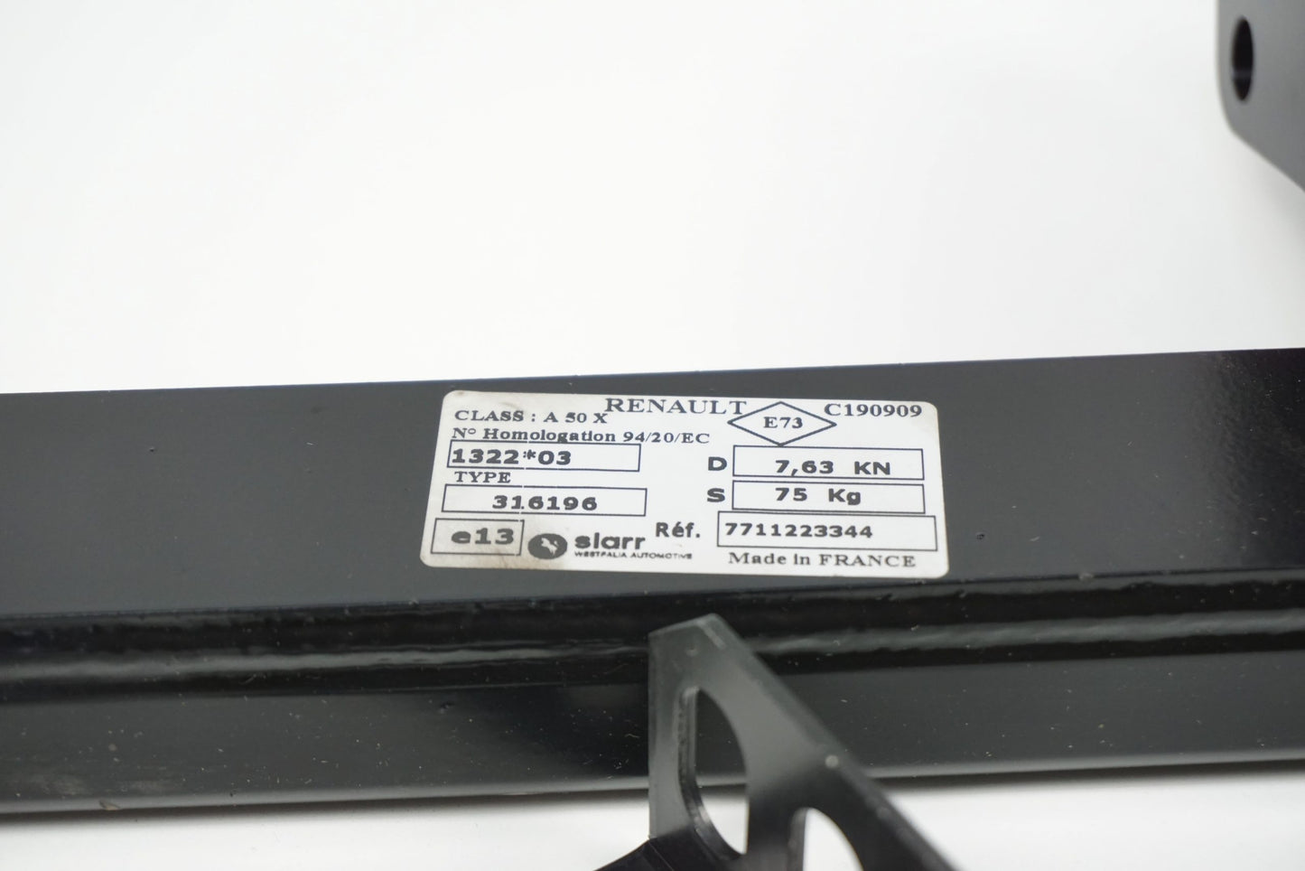 Pièce d'origine Attelage pour Renault Kangoo I 7711223344