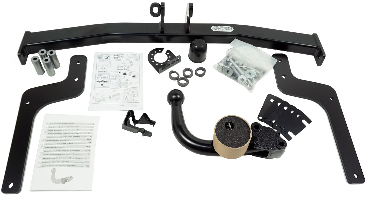 Pièce d'origine Attelage pour Dacia Sandero Stepway II 8201654571