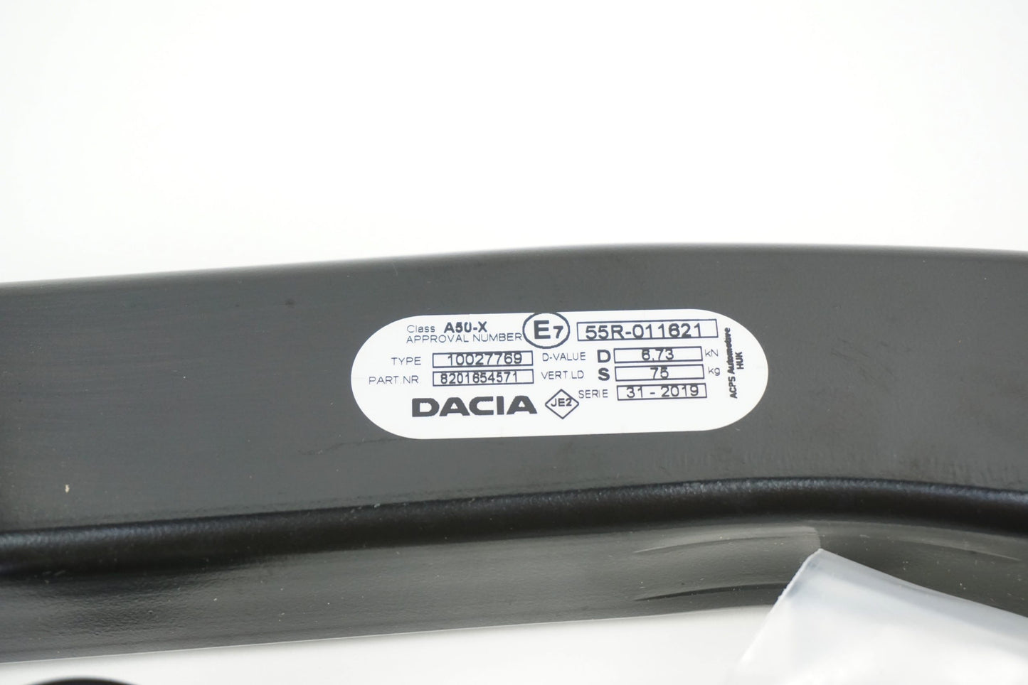 Pièce d'origine Attelage pour Dacia Sandero Stepway II 8201654571