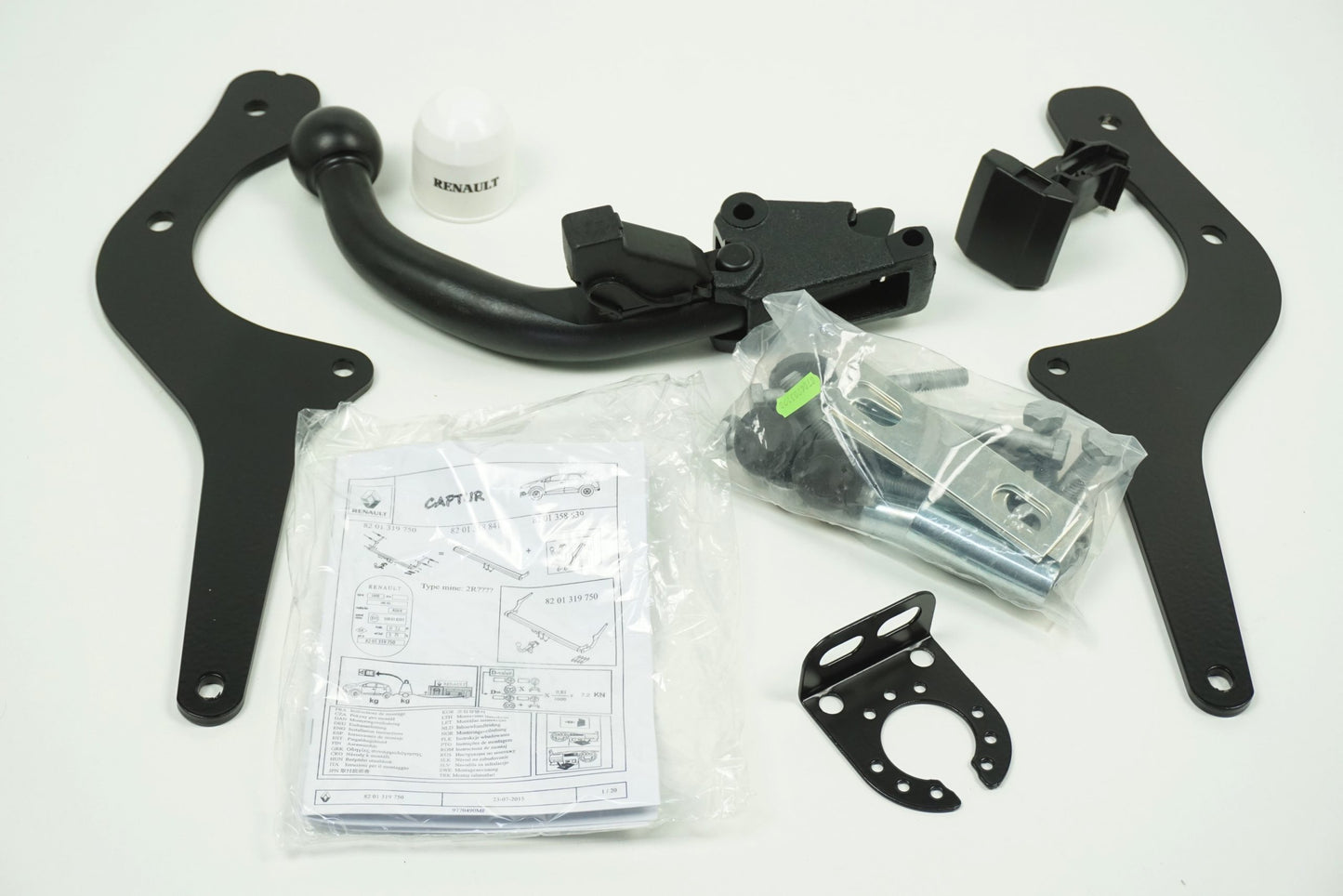 Pièce d'origine Kit de montage d'attelage pour Renault Captur 8201358839