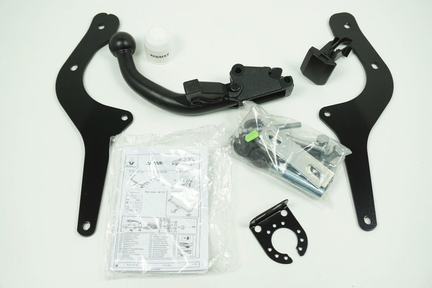 Pièce d'origine Kit de montage d'attelage pour Renault Captur 8201358839