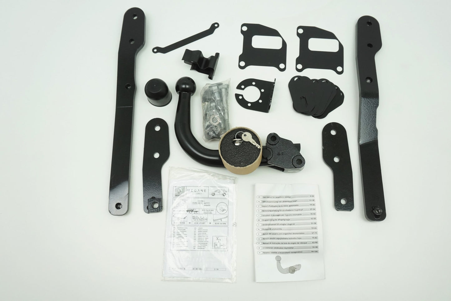 Pièce d'origine Kit de montage d'attelage pour Renault Megane III 7711427709