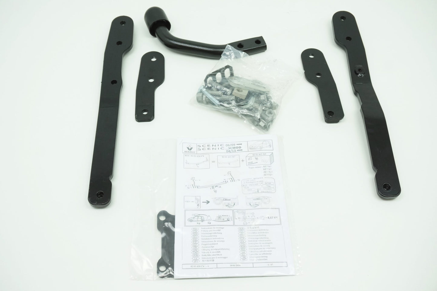 Pièce d'origine Kit de montage d'attelage pour Renault Scenic III Xmod 8201413369