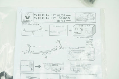 Pièce d'origine Kit de montage d'attelage pour Renault Scenic III Xmod 8201413369