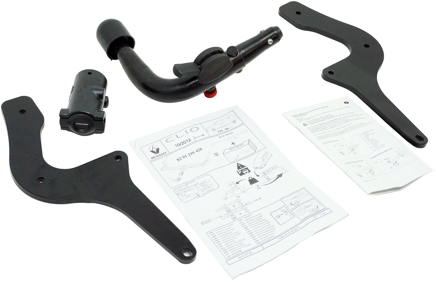 Pièce d'origine Kit de montage d'attelage pour Renault Clio IV 8201530033