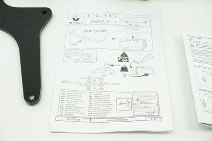 Pièce d'origine Kit de montage d'attelage pour Renault Clio IV 8201530033