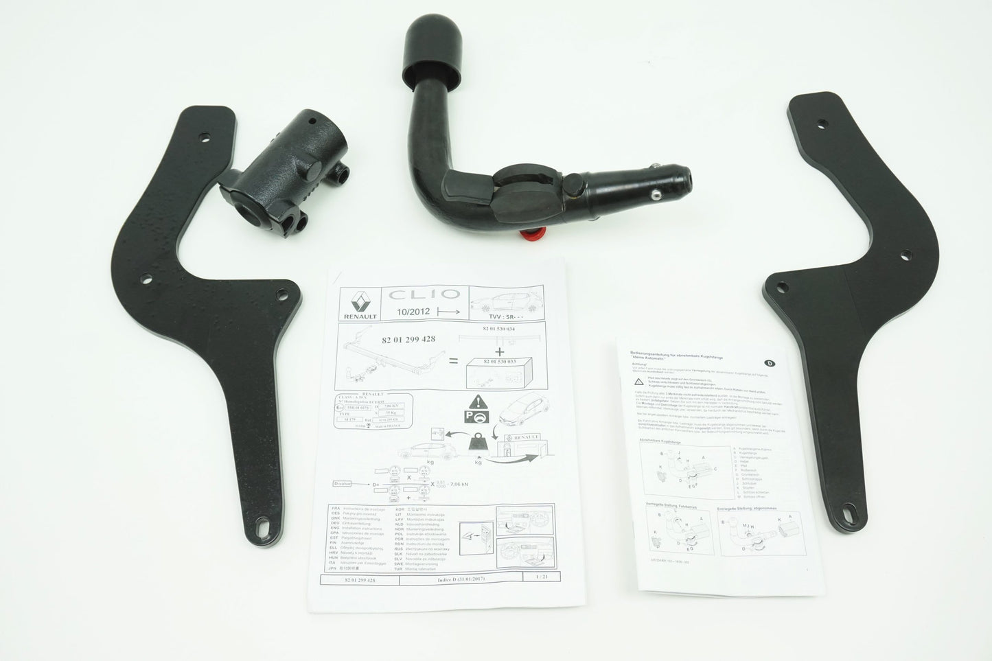Pièce d'origine Kit de montage d'attelage pour Renault Clio IV 8201530033