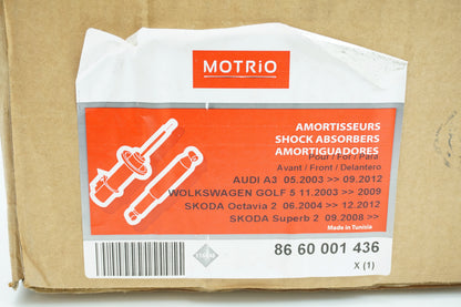 Pièce d'origine Amortisseur Motrio pour Audi A3 VW Golf V Skoda Octavia Superb II 8660001436