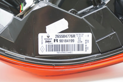 Pièce d'origine Feu arrière droit pour Renault Kadjar restylé 265504776R