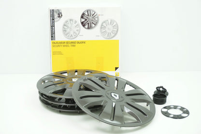 Pièce d'origine Jeu d'enjoliveurs de roue 15 pouces pour Renault Clio Twingo III 8201359232