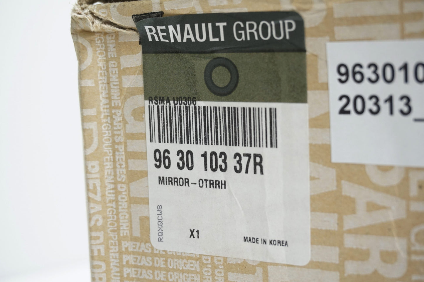 Pièce d'origine Rétroviseur extérieur droit 9 broches neuf pour Renault Koleos I 963010337R