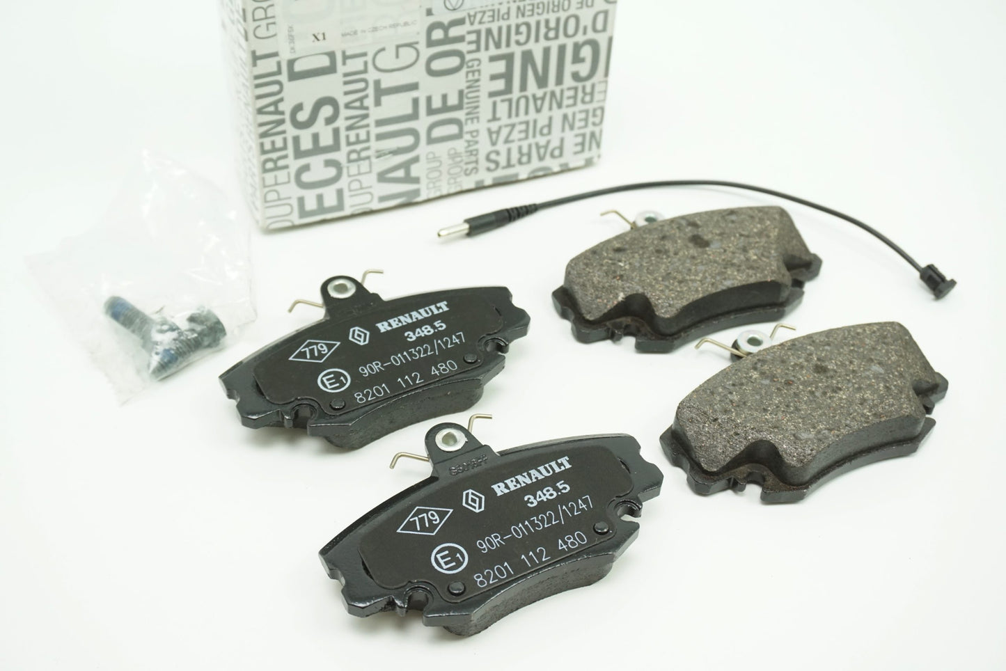 Pièce d'origine Plaquettes de frein avant pour Renault 7711130071