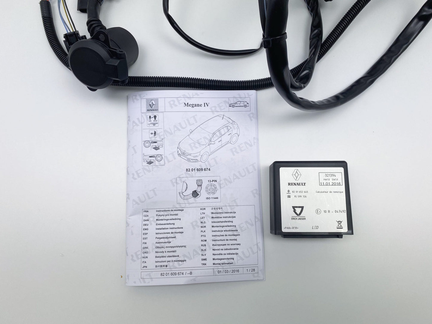 Pièce d'origine Faisceau électrique d'attelage neuf pour Renault Bosal 8201609674