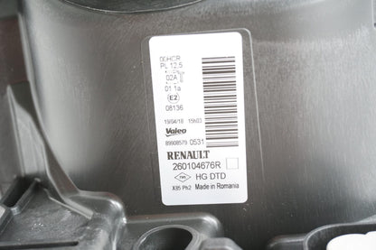 Pièce d'origine Phare avant droit pour Renault Clio III 260104676R